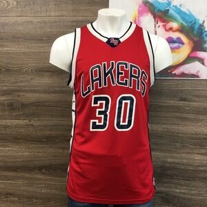 VINTAGE Russell Athletic Lakers 30 Perkins Basketball Jersey Red Mens Size‎ 44